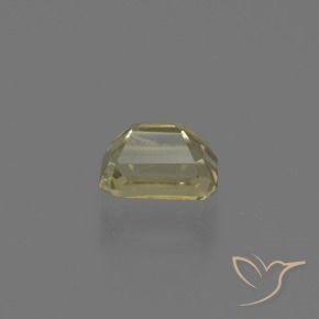 Diaspore Couleur Changeant Jaune moyen naturelle Octogone / coupe Émeraude, 0.86 ct, VS