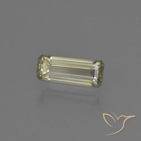 Diaspore Couleur Changeant Jaune pâle naturelle Octogone / coupe Émeraude, 0.84 ct, VS-SI
