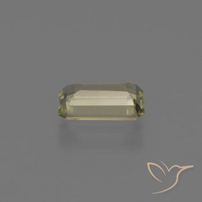 Diaspore Couleur Changeant Jaune clair naturelle Octogone / coupe Émeraude, 0.81 ct, VS
