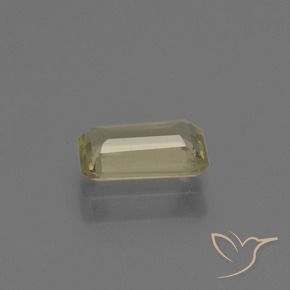 Diaspore Couleur Changeant Jaune brunâtre naturelle Octogone / coupe Émeraude, 0.73 ct, VS