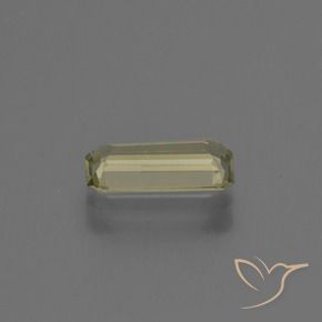 Diaspore Couleur Changeant Jaune moyen naturelle Octogone / coupe Émeraude, 0.91 ct, VS