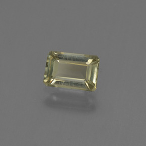 Diaspore à changement de couleur multicolore naturelle taille émeraude, 0,63 ct, VVS-VS