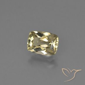 Diaspore Couleur Changeant Jaune très clair naturelle Coussin, 0.92 ct, VS