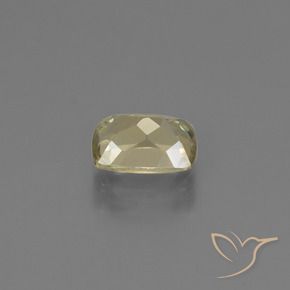 Diaspore Couleur Changeant Jaune très clair naturelle Coussin, 0.92 ct, VS
