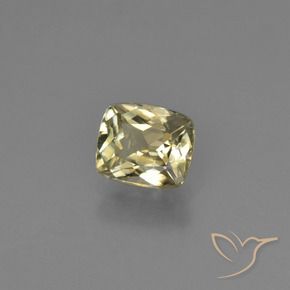 Diaspore Couleur Changeant Jaune moelleux naturelle Coussin, 0.88 ct, VS