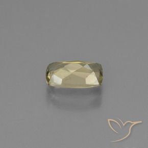 Diaspore Couleur Changeant Jaune moyen naturelle Coussin, 0.82 ct, VS
