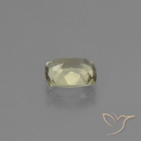 Diaspore Couleur Changeant Jaune doré très clair naturelle Coussin, 0.91 ct, VS