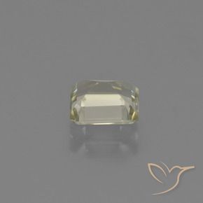 Diaspore Couleur Changeant Jaune très clair naturelle Octogone / coupe Émeraude, 0.89 ct, VS