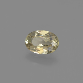 Diaspore Couleur Changeant Jaune brunâtre naturelle Coupe ovale, 0.73 ct, VVS-VS