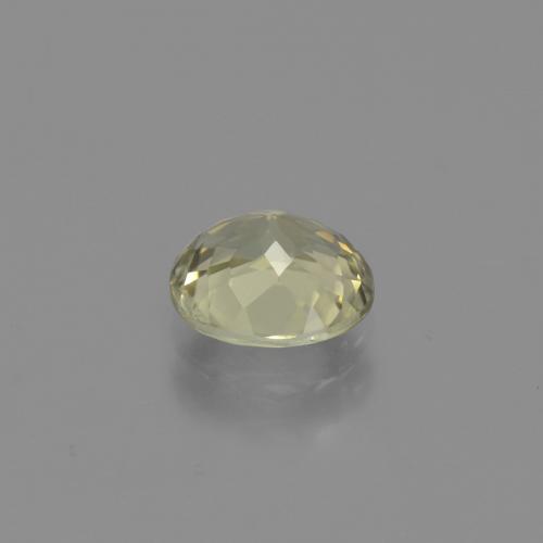 Diaspore Couleur Changeant Jaune très clair naturelle Coupe ovale, 0.85 ct, VS