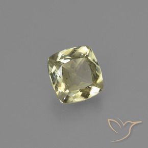 Diaspore Couleur Changeant Jaune clair naturelle Coussin, 0.78 ct, VS