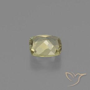 Diaspore Couleur Changeant Jaune clair naturelle Coussin, 0.78 ct, VS