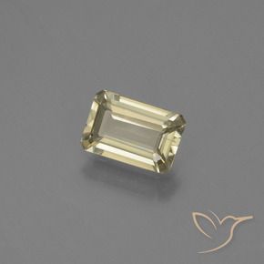 Diaspore Couleur Changeant Jaune brunâtre naturelle Octogone / coupe Émeraude, 0.67 ct, VS
