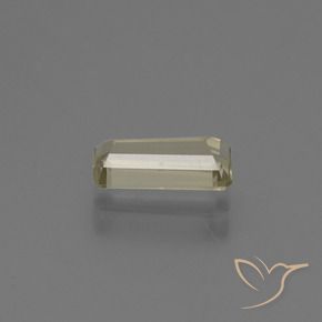 Diaspore Couleur Changeant Jaune pâle naturelle Octogone / coupe Émeraude, 0.75 ct, VS