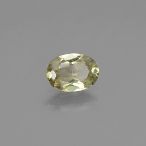 Diaspore à changement de couleur multicolore naturelle coupe ovale, 0,87 ct, VVS-VS