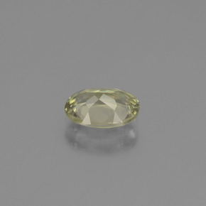 Diaspore à changement de couleur multicolore naturelle coupe ovale, 0,87 ct, VVS-VS