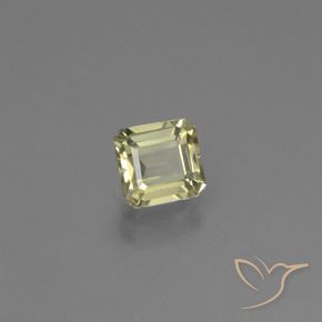 Diaspore Couleur Changeant Jaune clair naturelle Octogone / coupe Émeraude, 0.74 ct, VS