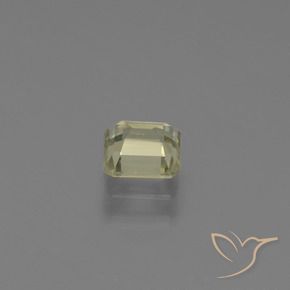 Diaspore Couleur Changeant Jaune clair naturelle Octogone / coupe Émeraude, 0.74 ct, VS