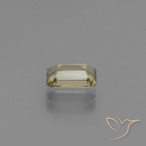 Diaspore Couleur Changeant Jaune brunâtre naturelle Taille émeraude, 1.03 ct, VVS-VS
