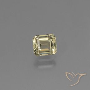 Diaspore Couleur Changeant Jaune doré très clair naturelle Octogone / coupe Émeraude, 0.80 ct, VS