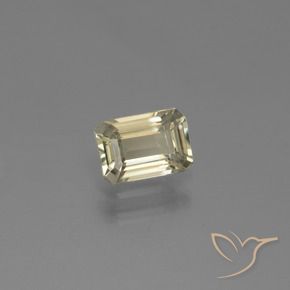 Diaspore Couleur Changeant Jaune terreux naturelle Octogone / coupe Émeraude, 0.88 ct, VVS-VS