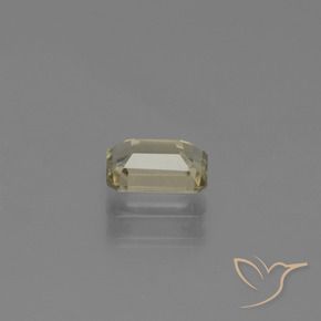 Diaspore Couleur Changeant Jaune terreux naturelle Octogone / coupe Émeraude, 0.88 ct, VVS-VS