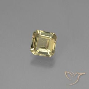 Diaspore Couleur Changeant Jaune terreux naturelle Octogone / coupe Émeraude, 0.84 ct, VVS-VS