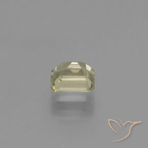 Diaspore Couleur Changeant Jaune très clair naturelle Octogone / coupe Émeraude, 0.74 ct, VS
