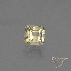 Diaspore Couleur Changeant Jaune très clair naturelle Octogone / coupe Émeraude, 0.77 ct, VS