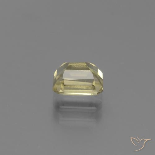 Diaspore Couleur Changeant Beige jaune naturelle Octogone / coupe Émeraude, 0.96 ct, VVS-VS