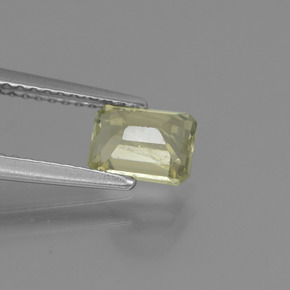 Diaspore à changement de couleur de couleur changeante naturelle taille émeraude, 1,01 ct, VS
