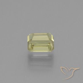 Diaspore Couleur Changeant Jaune clair naturelle Octogone / coupe Émeraude, 1.09 ct, VS