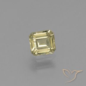 Diaspore Couleur Changeant Jaune moelleux naturelle Octogone / coupe Émeraude, 0.87 ct, VS