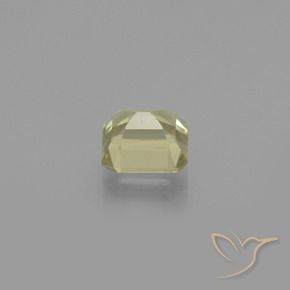 Diaspore Couleur Changeant Jaune moelleux naturelle Octogone / coupe Émeraude, 0.87 ct, VS