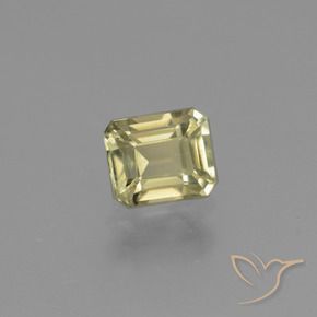Diaspore Couleur Changeant Jaune moelleux naturelle Octogone / coupe Émeraude, 1.01 ct, VS