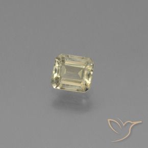 Diaspore Couleur Changeant Jaune chaud naturelle Octogone / coupe Émeraude, 0.80 ct, VVS-VS