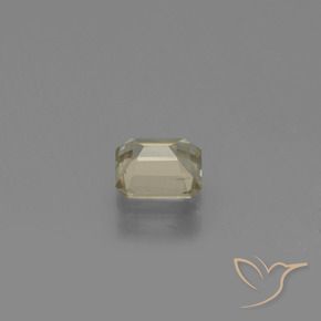 Diaspore Couleur Changeant Jaune chaud naturelle Octogone / coupe Émeraude, 0.80 ct, VVS-VS