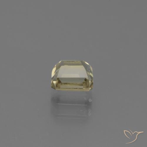 Diaspore Couleur Changeant Jaune très clair naturelle Octogone / coupe Émeraude, 1.07 ct, VS