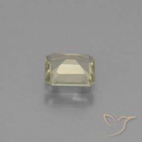 Diaspore Couleur Changeant Jaune très pâle naturelle Octogone / coupe Émeraude, 0.95 ct, VS