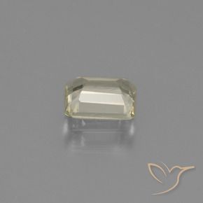 Diaspore Couleur Changeant Jaune très clair naturelle Octogone / coupe Émeraude, 0.85 ct, VS