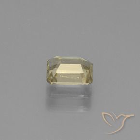 Diaspore Couleur Changeant Jaune terreux naturelle Octogone / coupe Émeraude, 0.86 ct, VS