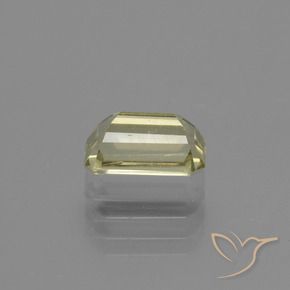 Diaspore Couleur Changeant Jaune clair naturelle Octogone / coupe Émeraude, 1.20 ct, VS