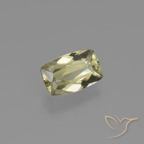 Diaspore Couleur Changeant Jaune doré très clair naturelle Coussin, 1.05 ct, VVS-VS