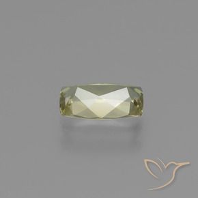 Diaspore Couleur Changeant Jaune doré très clair naturelle Coussin, 1.05 ct, VVS-VS