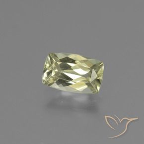 Diaspore Couleur Changeant Jaune très clair naturelle Coussin, 1.32 ct, VVS-VS