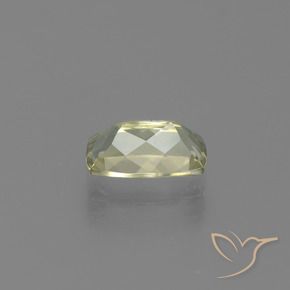 Diaspore Couleur Changeant Jaune très clair naturelle Coussin, 1.32 ct, VVS-VS