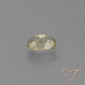 Diaspore Couleur Changeant Jaune très clair naturelle Coussin, 0.68 ct, VS