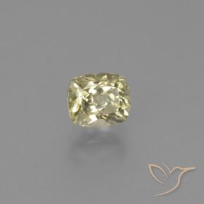 Diaspore Couleur Changeant Beige jaune naturelle Coussin, 0.85 ct, VS