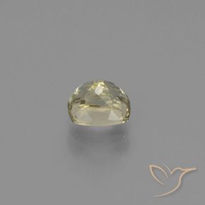Diaspore Couleur Changeant Beige jaune naturelle Coussin, 0.85 ct, VS