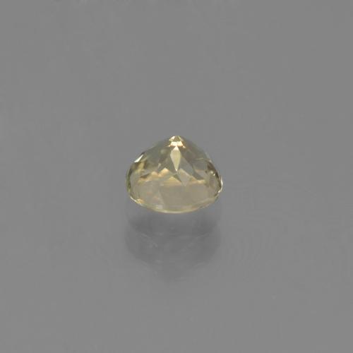 Diaspore Couleur Changeant Jaune très clair naturelle Coupe roude, 0.68 ct, VS